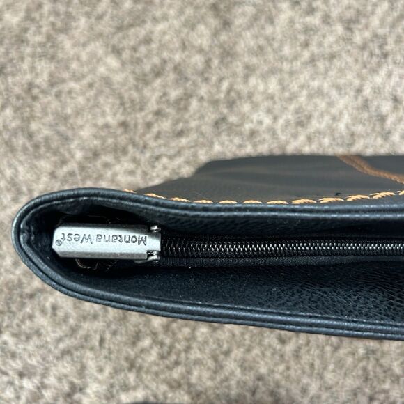 Montana West Black and Brown Shoulder Bag - Picture 11 of 14